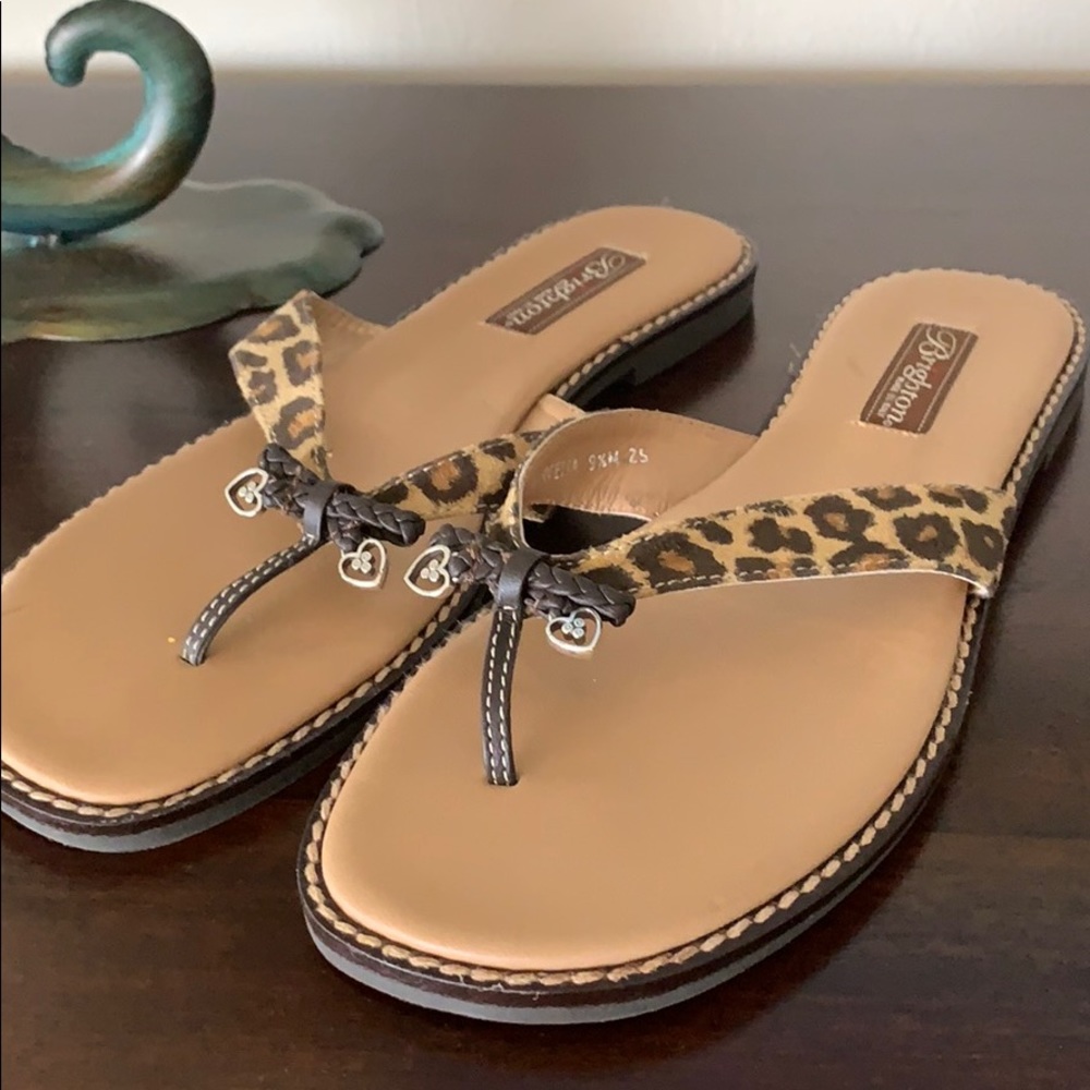 Gorgeous Brighton leopard sandals 91/2M